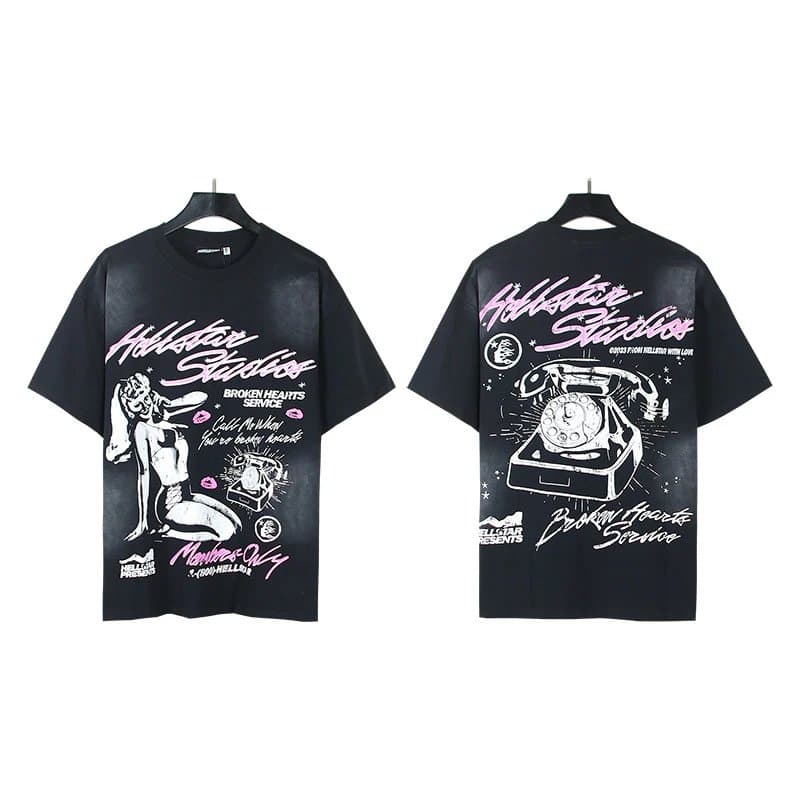 Hellstar Graphic Tee Acid Wash Logo — 59