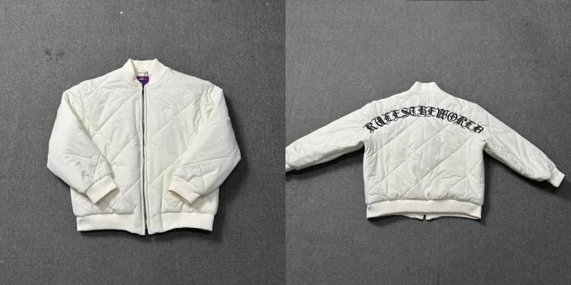 Off-White Quilted Bomber Jacket Rules Before