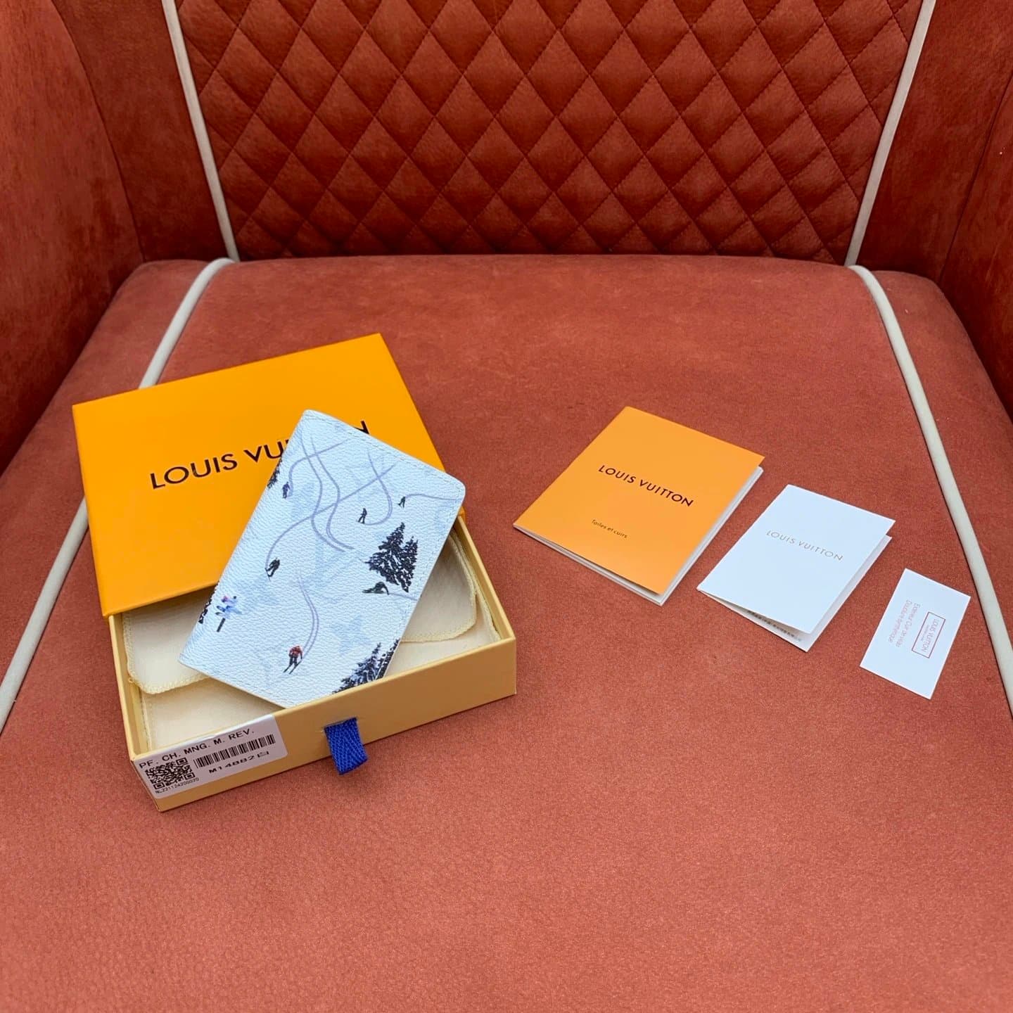 Louis Vuitton Compact Wallet Ski Print