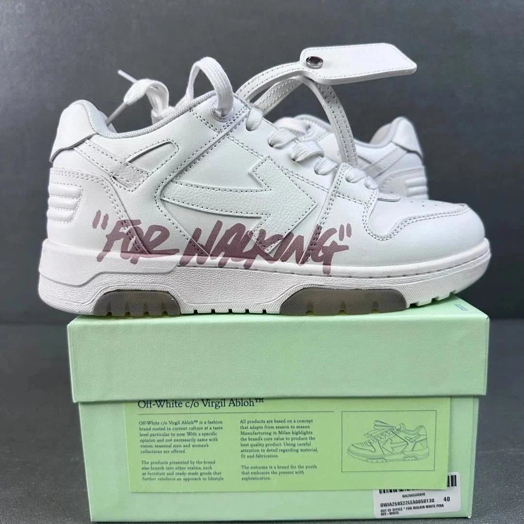 Off-White Arrow Sneaker Arrow Logo — 白粉 S22 50130