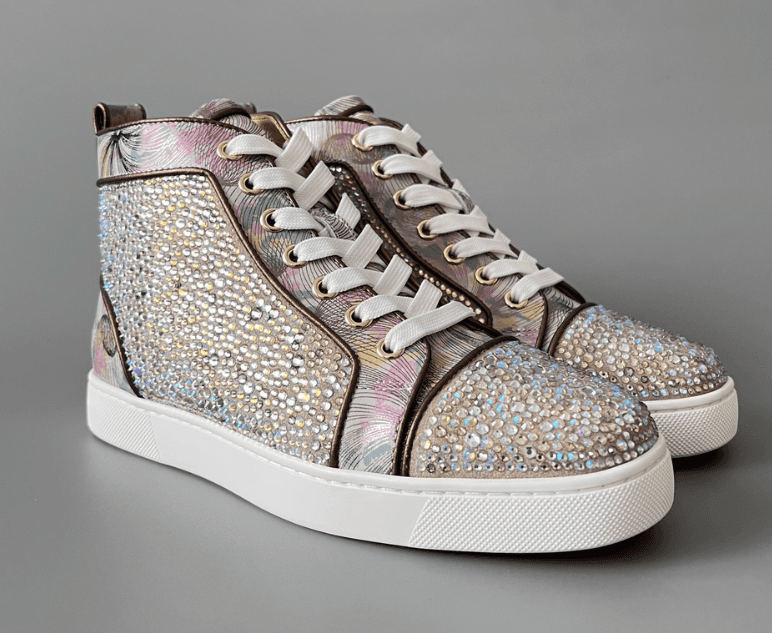 Christian Louboutin High-Top Sneaker Python-Embossed — 高帮7