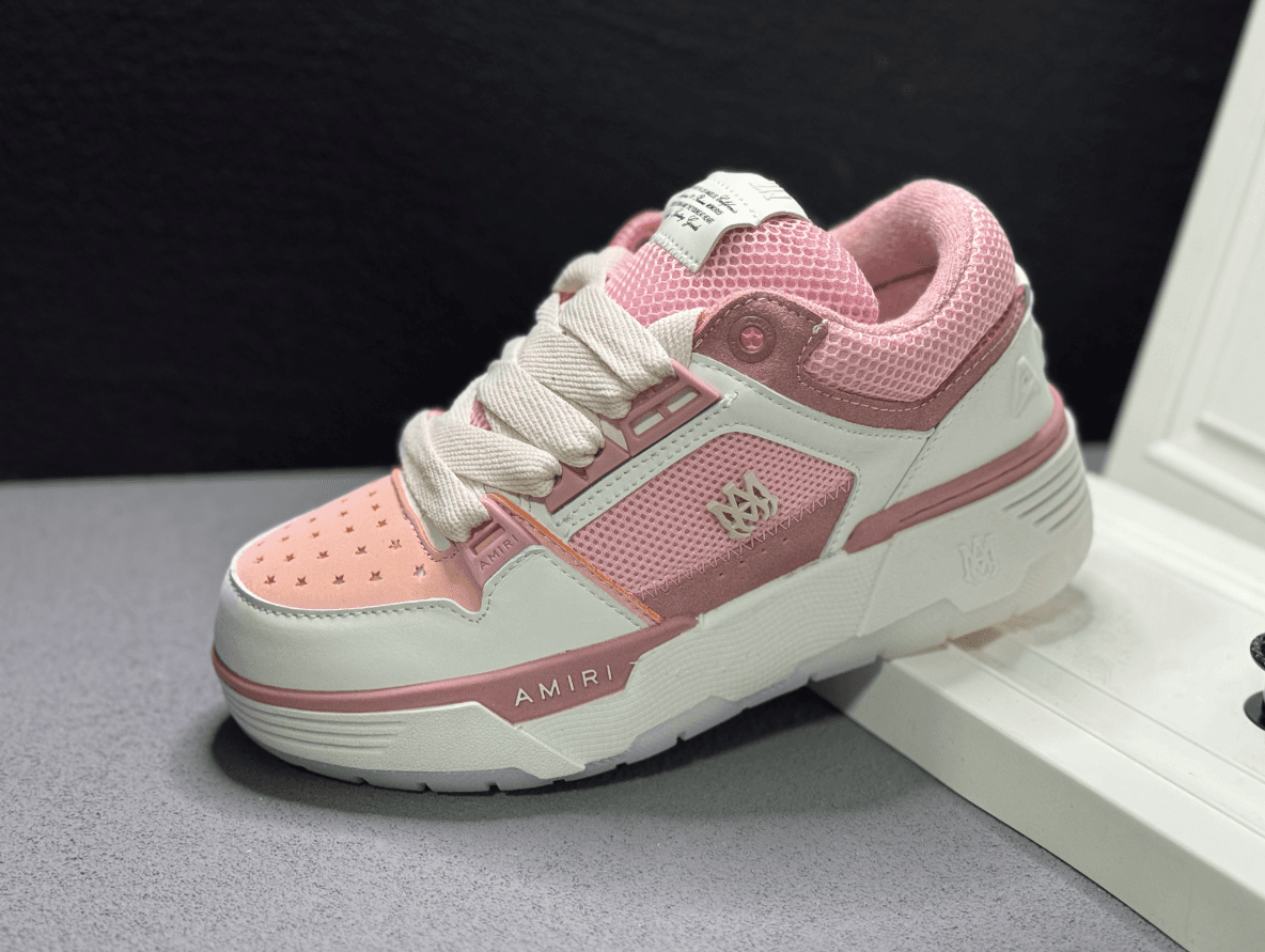 Amiri Sneaker Star Perforated — B-1粉色