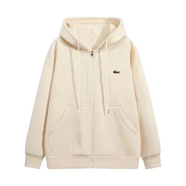 Lacoste Zip-Up Hoodie Classic Croc Logo