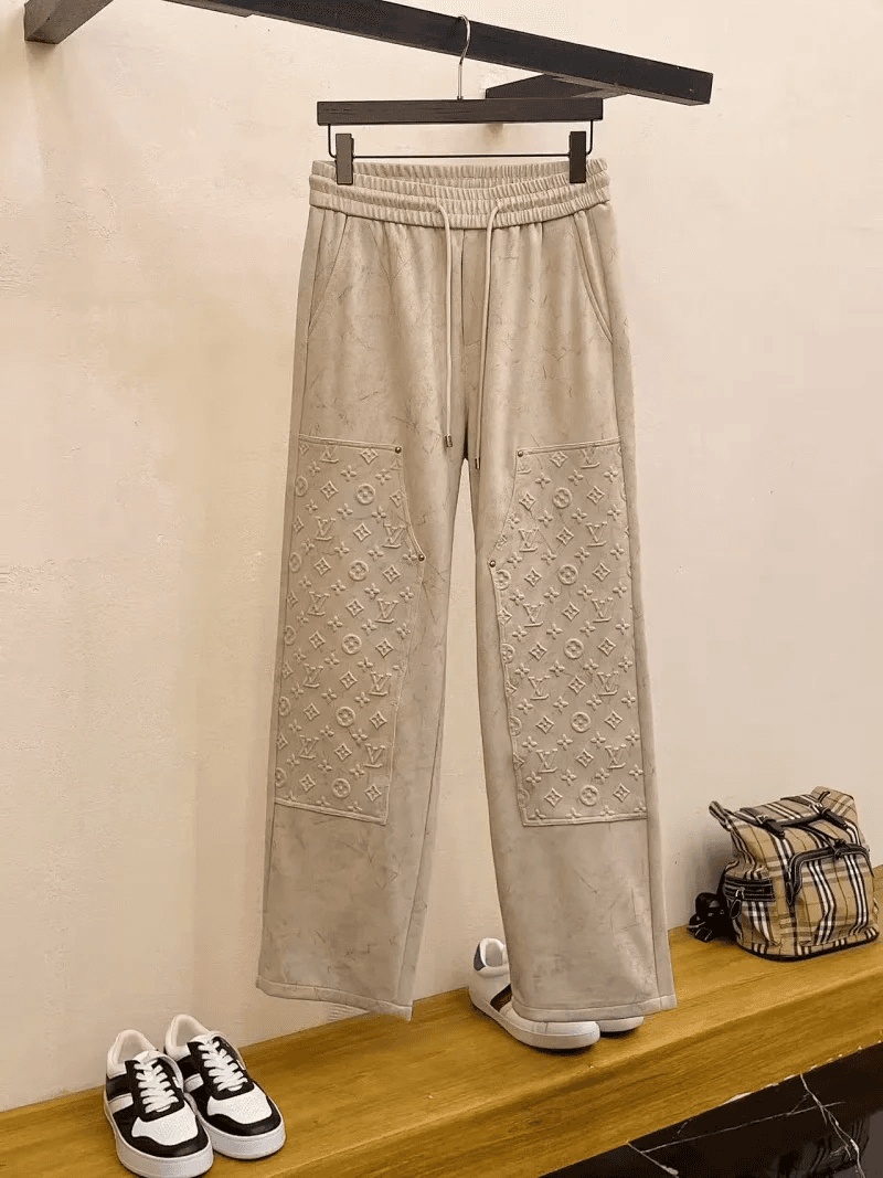 Louis Vuitton Monogram Tape Joggers Embroidered Patch