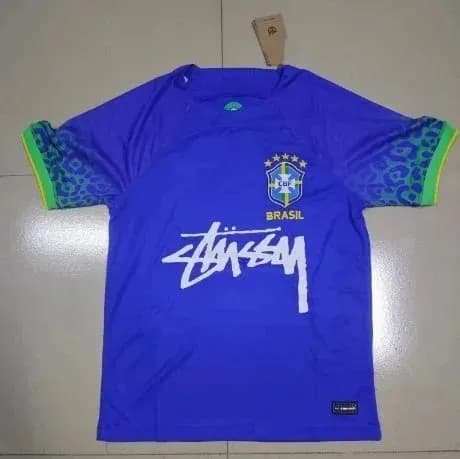 Brazil National Team Jersey Stüssy x Nike Collaboration