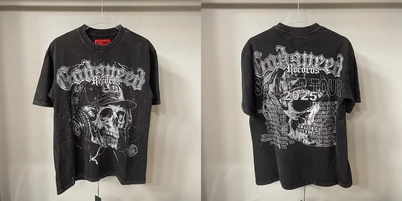 Gallery Dept. Graphic Tee Earth & Skeleton Print — 款式 35