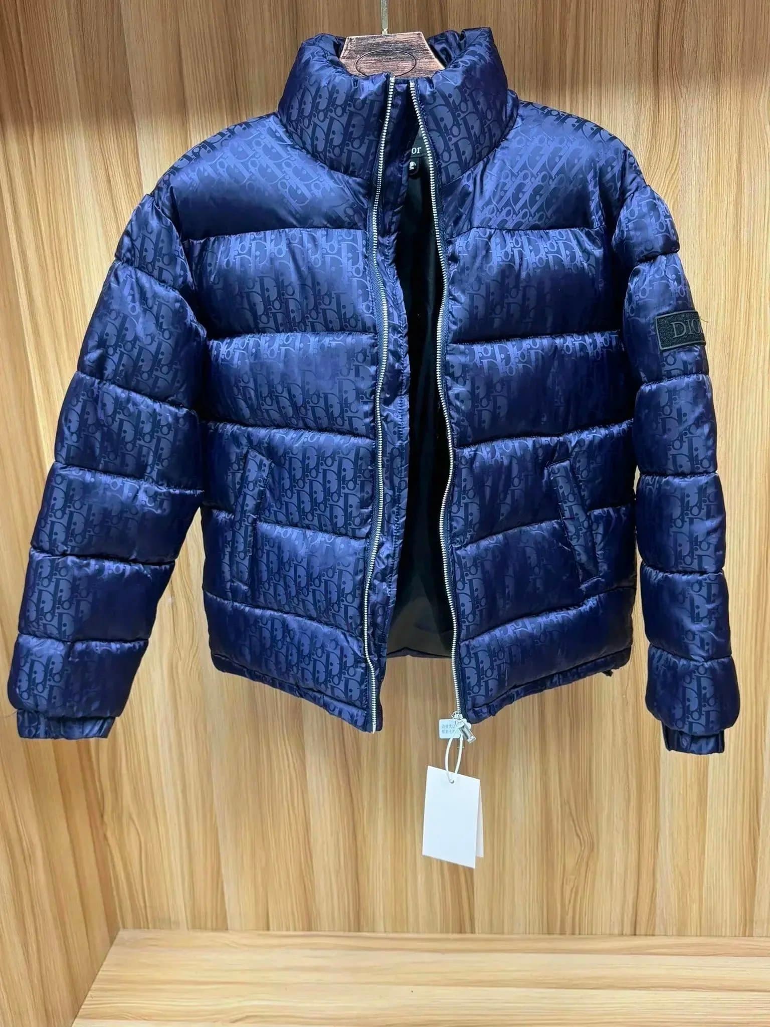 Dior Puffer Jacket Oblique Logo