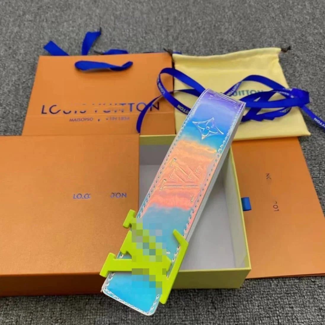 Louis Vuitton LV Initiales Belt Monogram Eclipse — 22