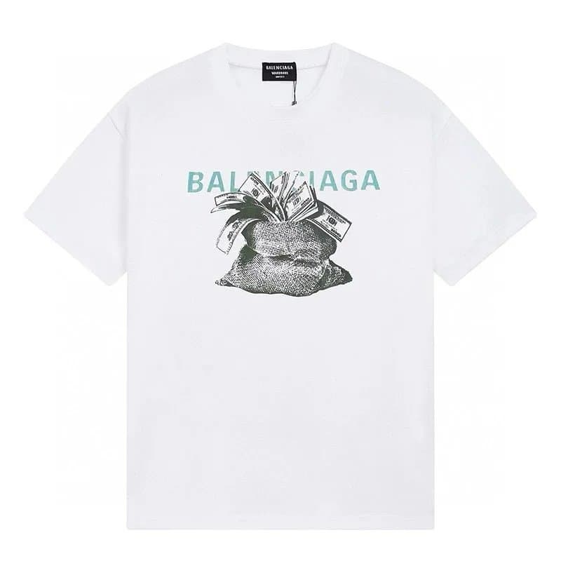 Balenciaga Logo T-Shirt Black Script — 24