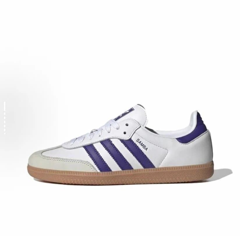 Adidas Samba White Purple