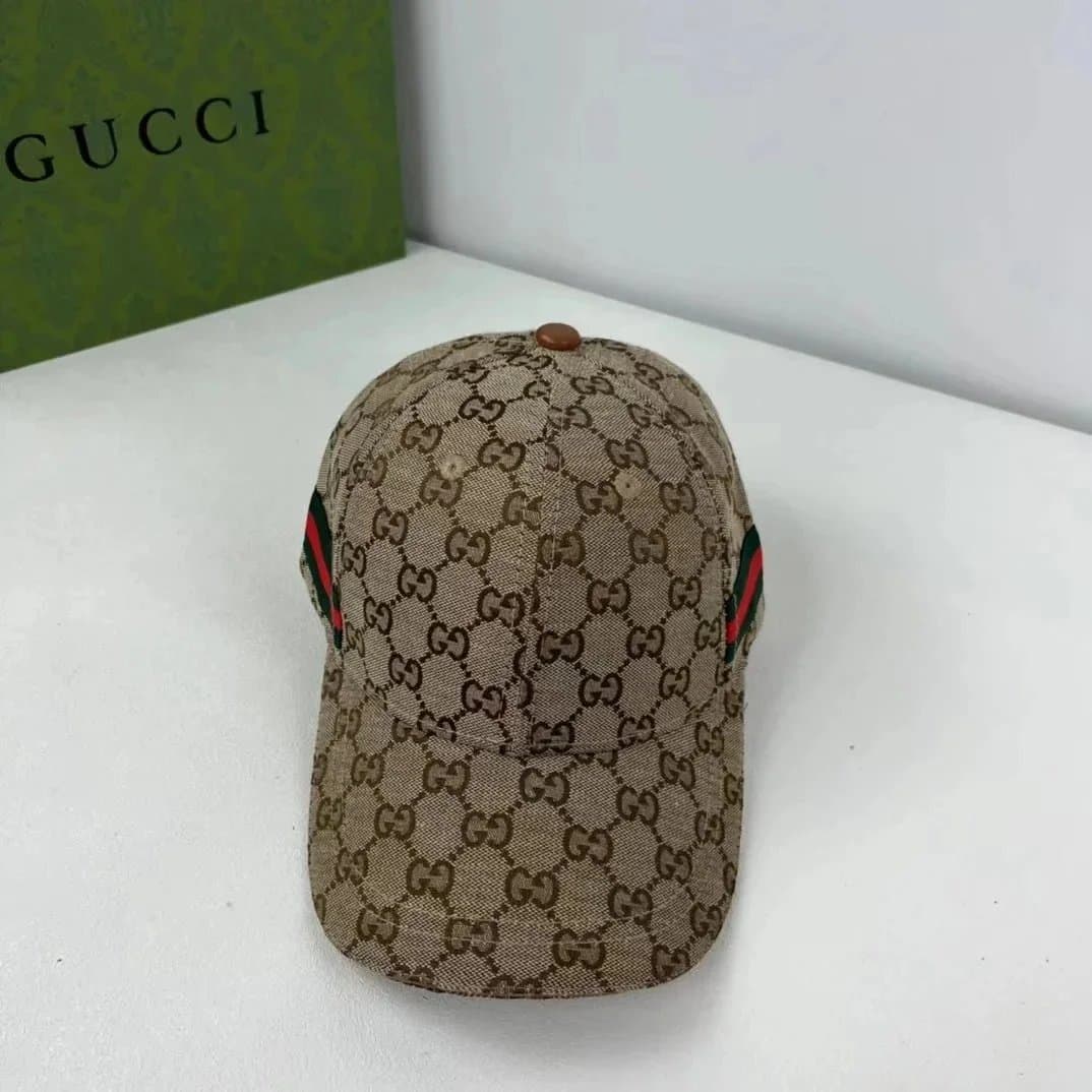 Gucci GG Logo Cap Monogram Print — 1603028HY