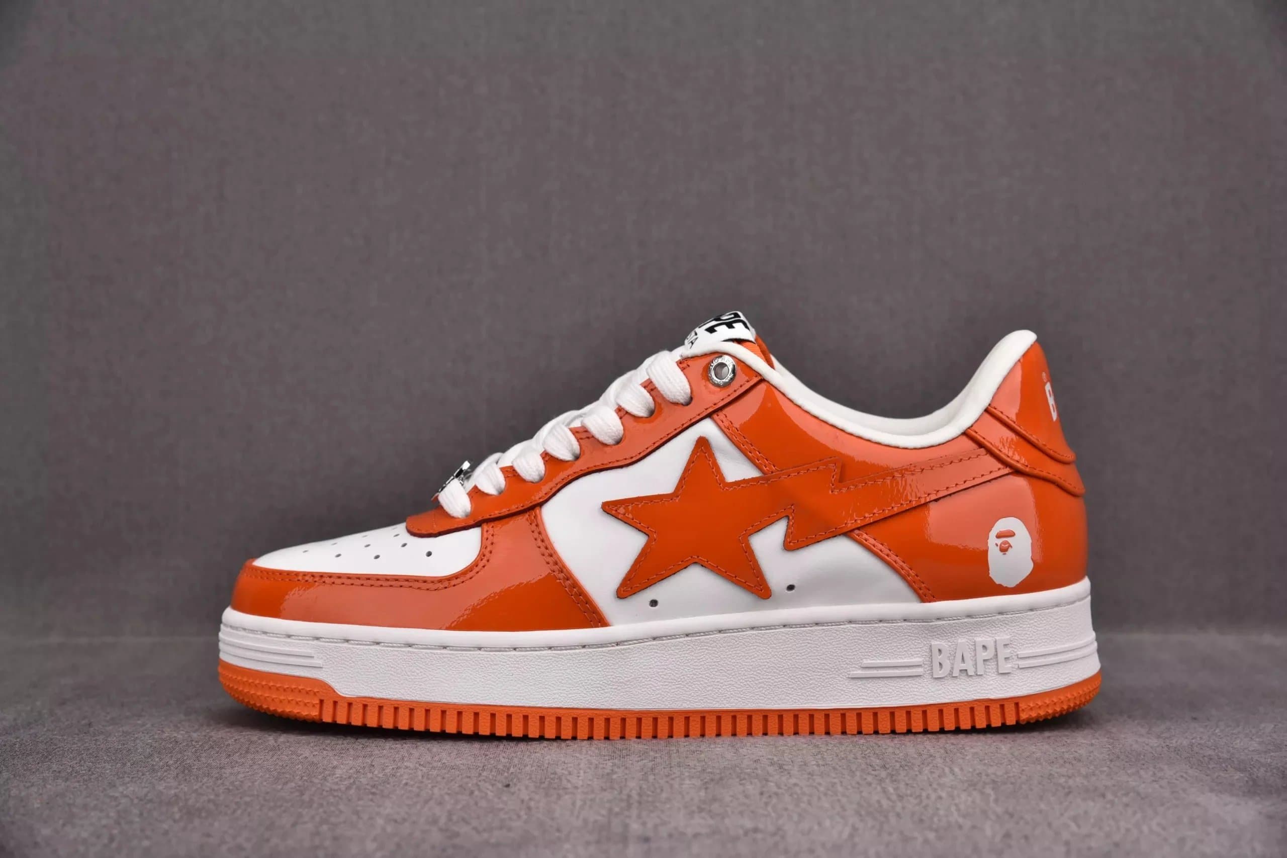 Bape Sta Orange Patent