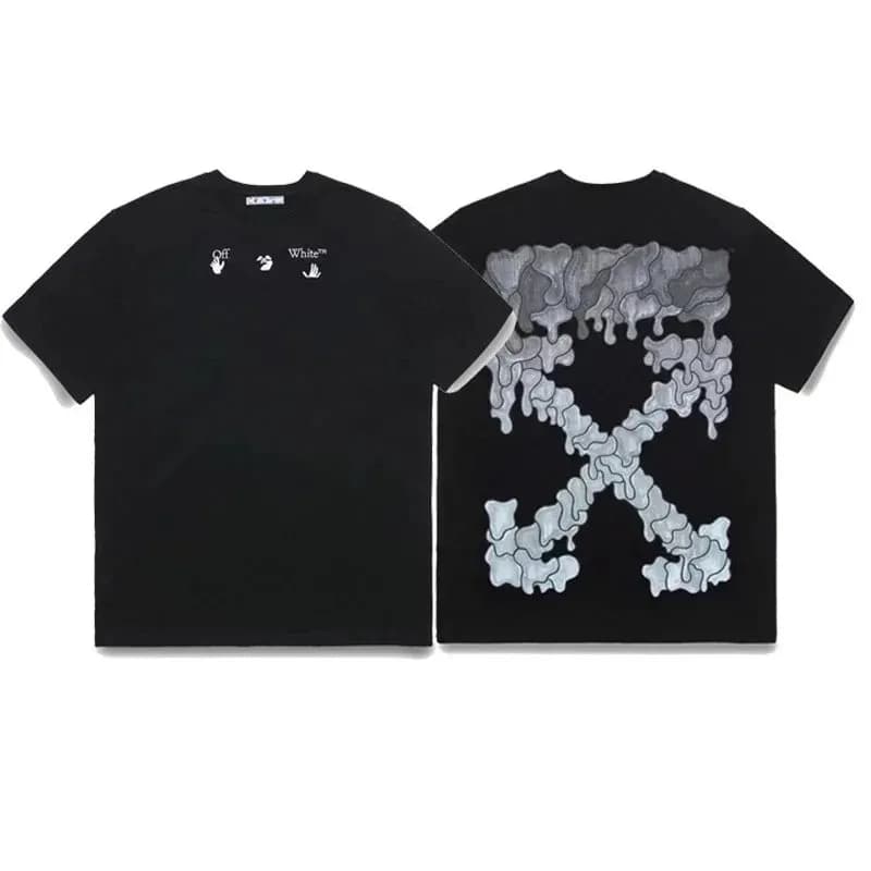 Off-White Graphic T-Shirt Dripping Arrow Print
