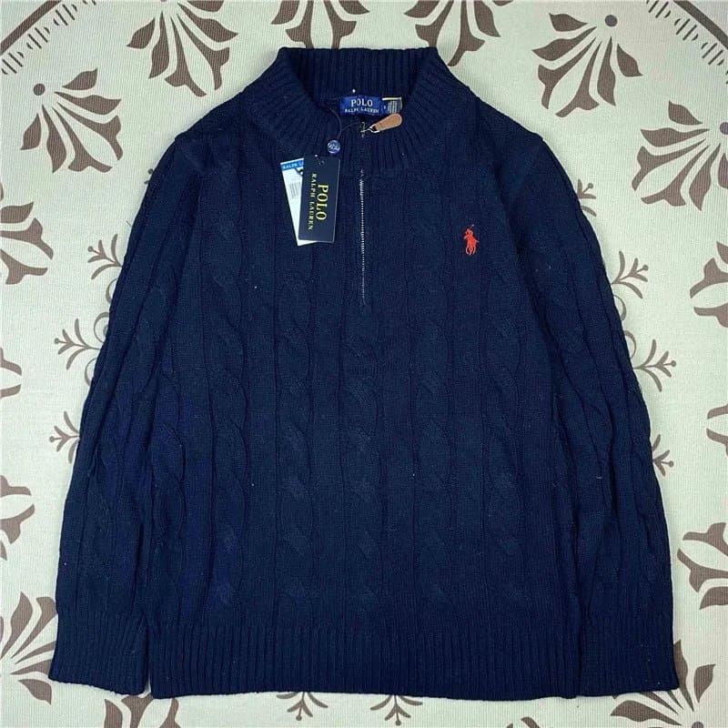 Polo Ralph Lauren Cable Knit Sweater Half-Zip — LFLL-02