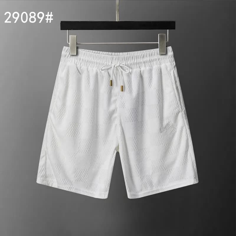 Balenciaga Printed Shorts Geometric Logo Pattern — 29089白色