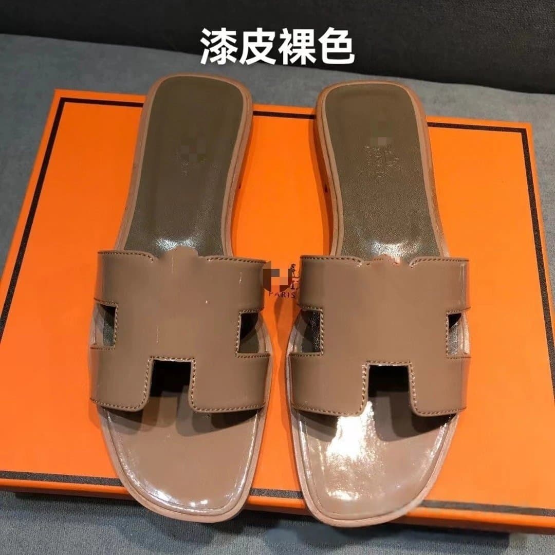 Hermès Oran Slide All White — 09