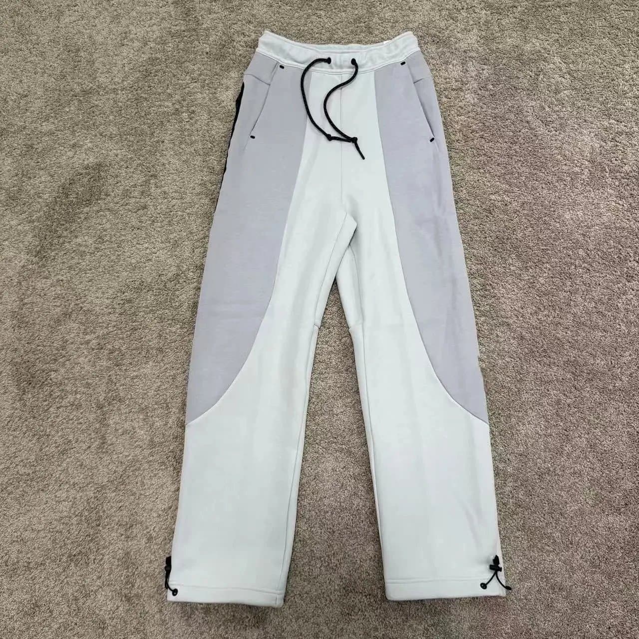 Lululemon Track Pants Colorblock — 奶油白-灰白拼接裤子