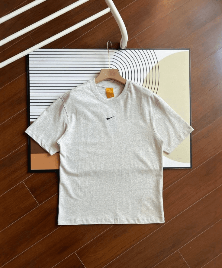 Nike Cotton Tee Heather Grey