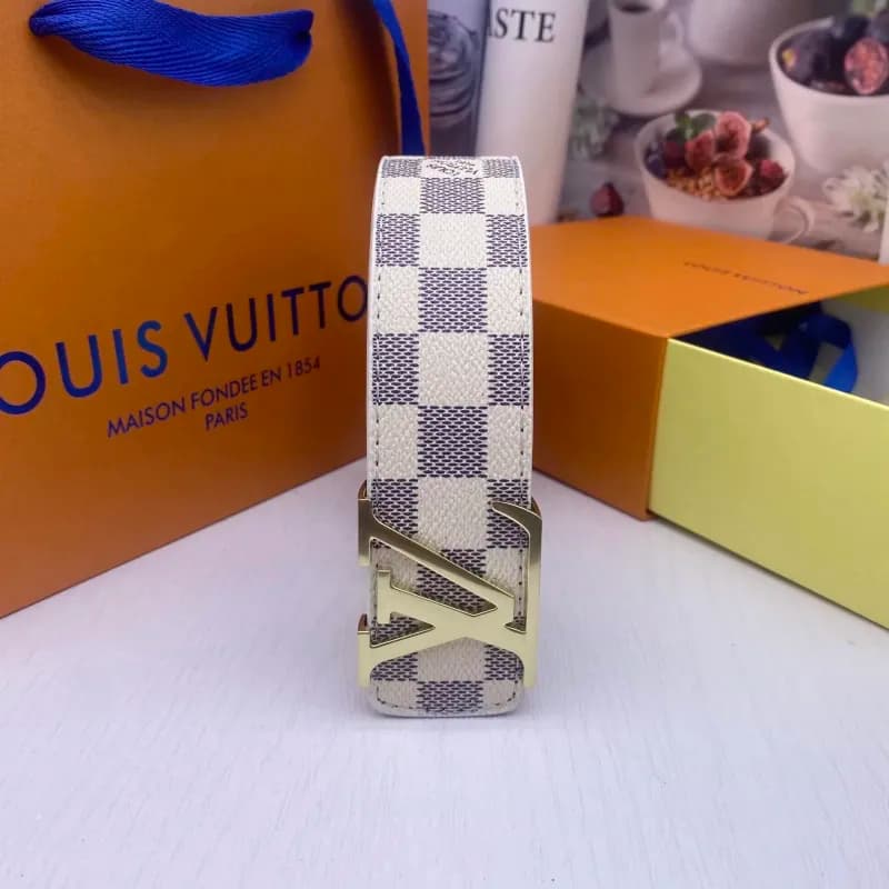 Louis Vuitton LV Belt Damier Azur