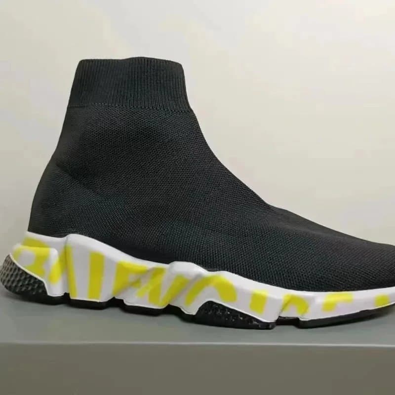 Balenciaga Speed Trainer Black Lime — 24