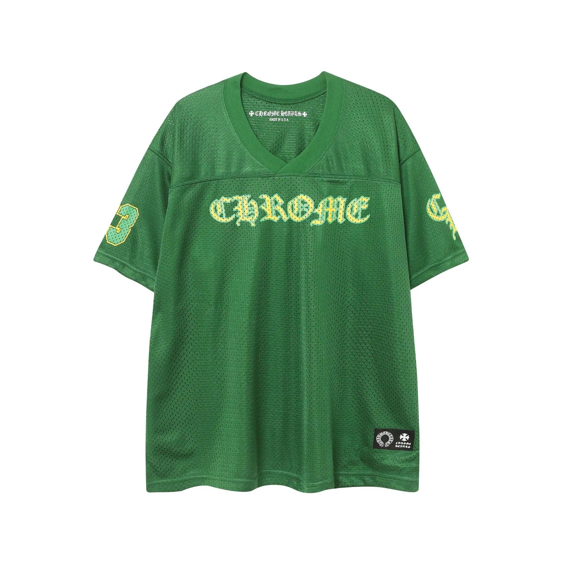 Chrome Hearts Mesh Shorts 99 Team — 绿色短袖