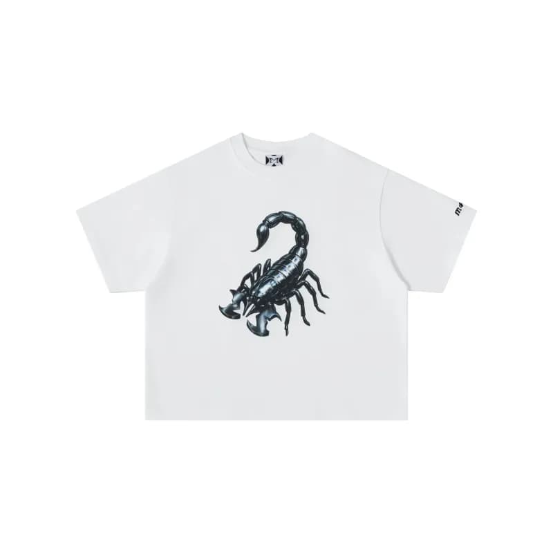 Chrome Hearts Scorpion Graphic Tee Black Scorpion Print