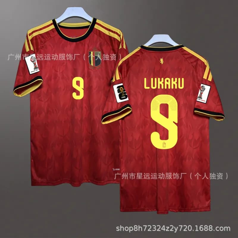 Nike Belgium National Team Home Jersey Lukaku #9