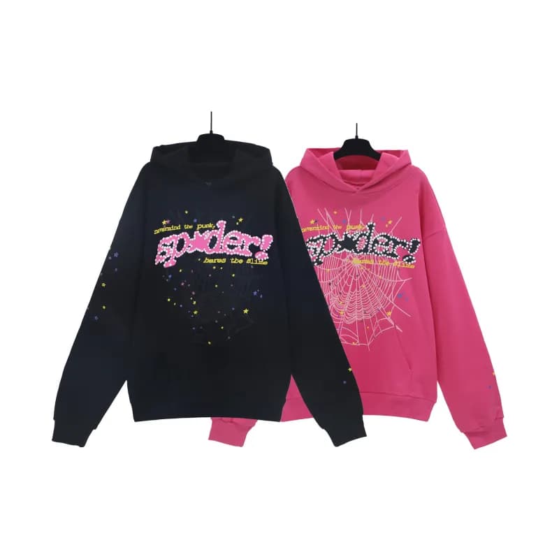 Sp5der Spider Hoodie Spider Web Graphic