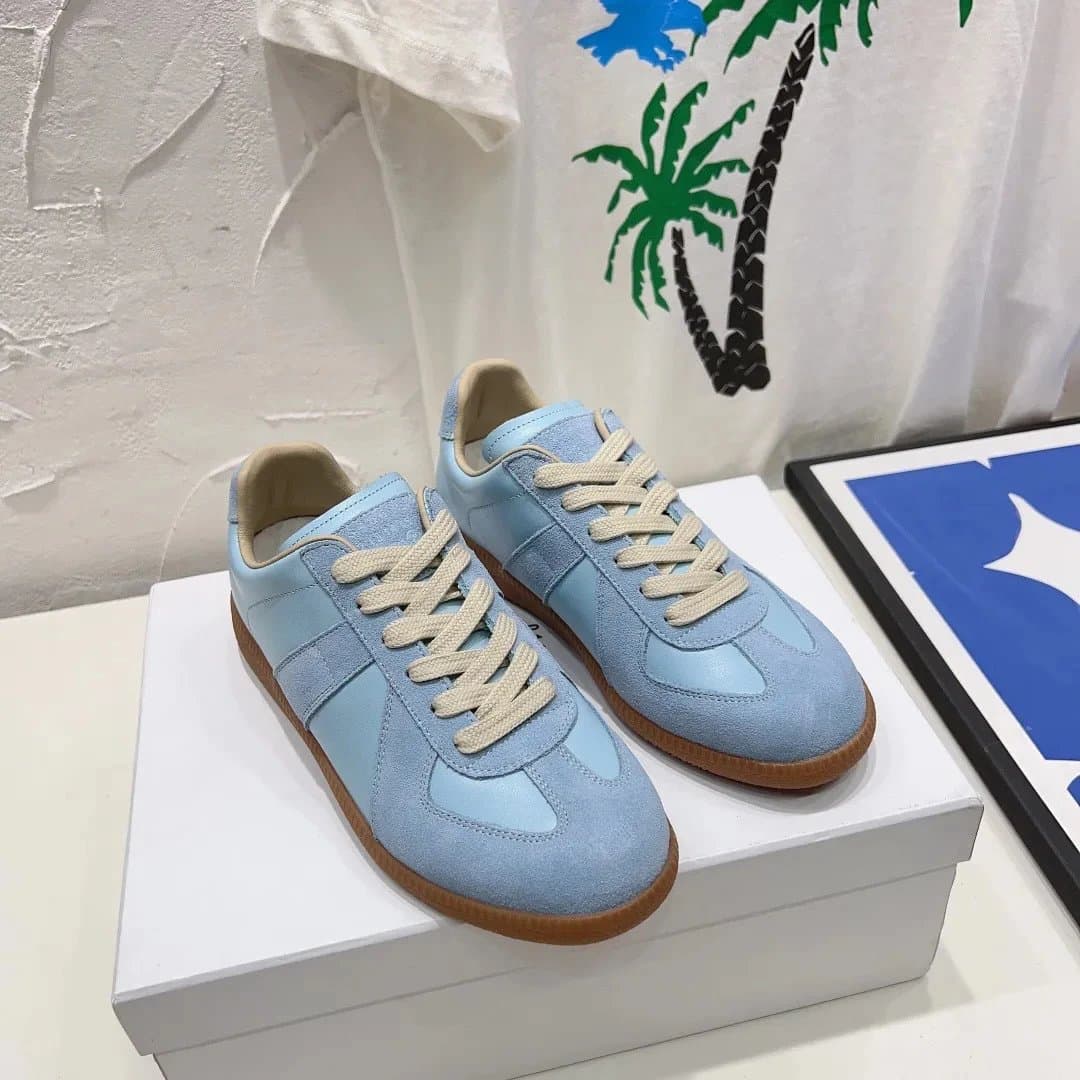 Maison Margiela Future Sneaker Light Blue Suede
