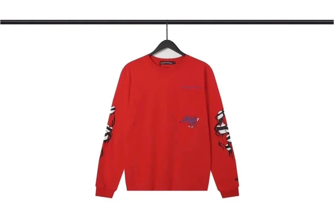 Chrome Hearts Long Sleeve Tee Multi-Graphic — 010412018