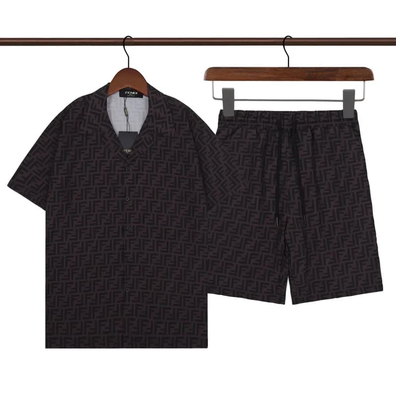 Fendi FF Logo Set Monogram Print