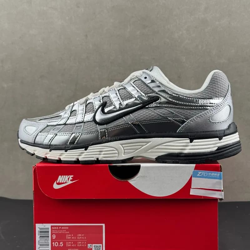Nike P-6000 Metallic Silver
