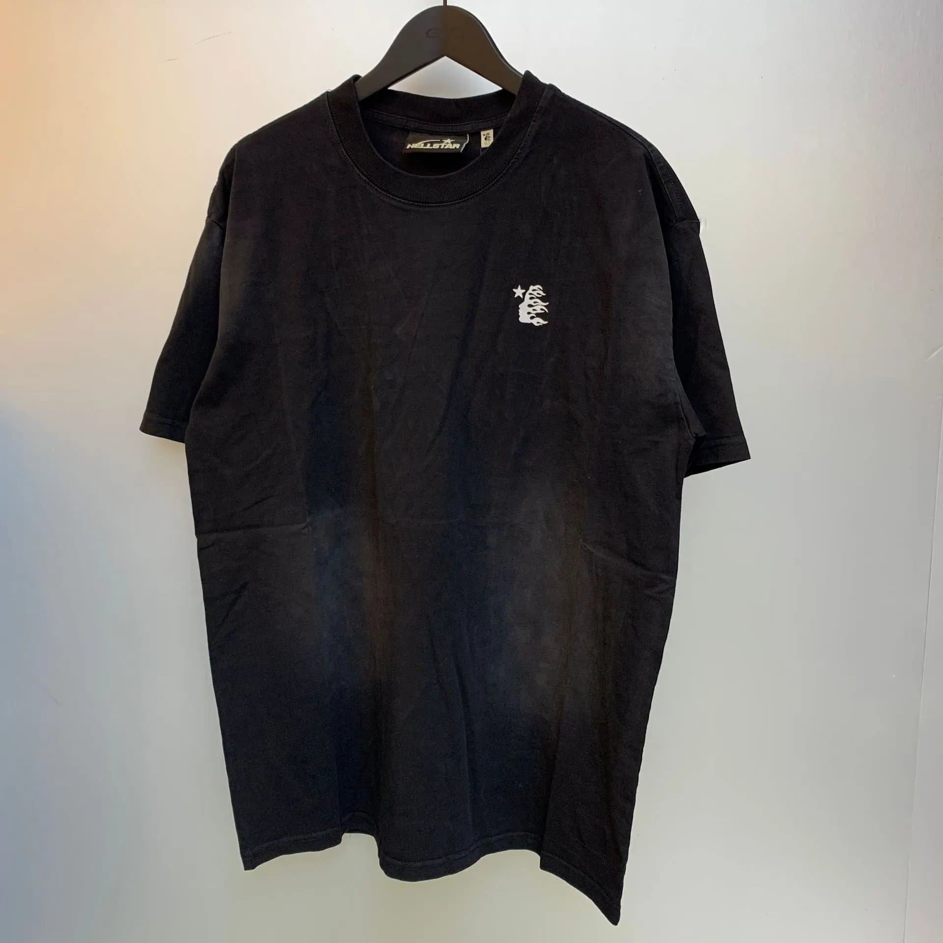 Hellstar Graphic Tee Flame Star Print — H618