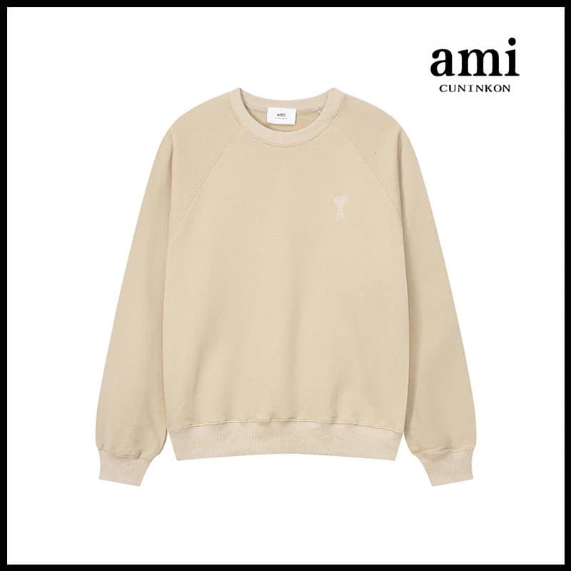 AMI Paris Crewneck Sweatshirt Minimal Logo