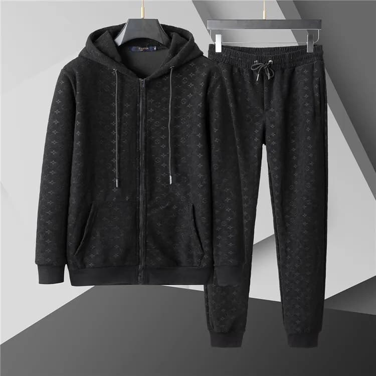Gucci GG Monogram Tracksuit All-Over Logo — 13111 suit black