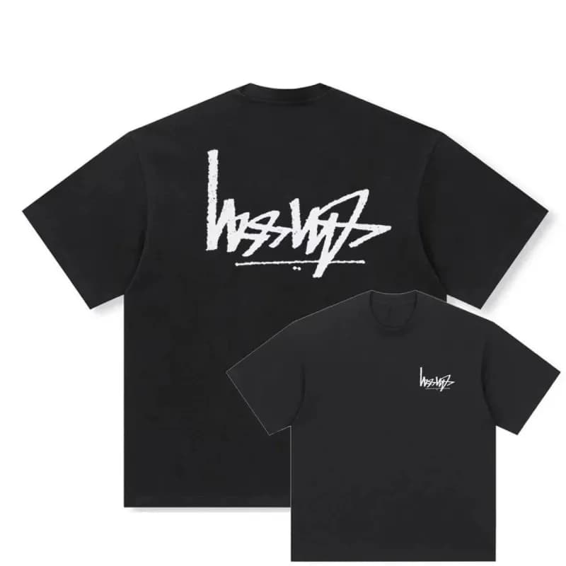 Stüssy T-Shirt White Graffiti Logo