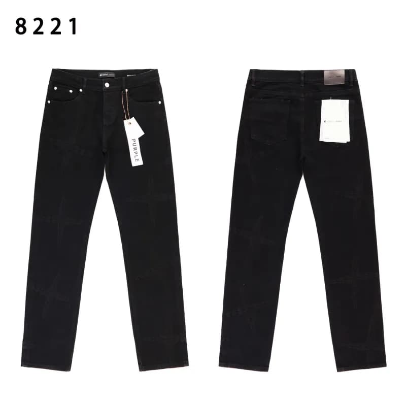 Amiri Star Print Jeans Black with Embossed Stars