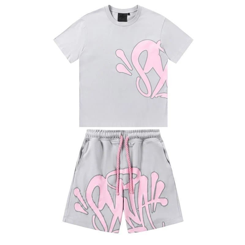 Sp5der Graphic Tee Spider Logo — T02套装【浅灰】
