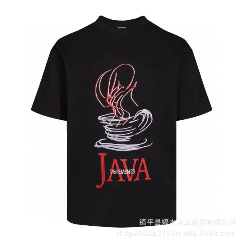 Vetements T-Shirt Web URL Print — 2