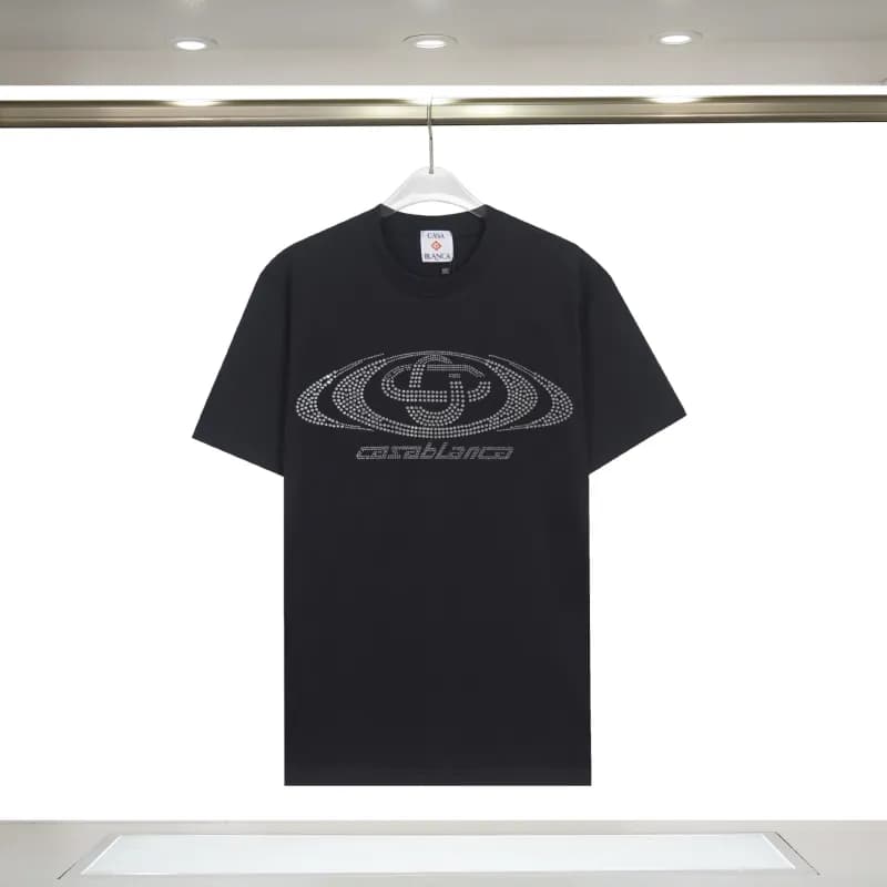 Prada Cotton T-Shirt Triangle Logo Pocket — 959 hot diamond black