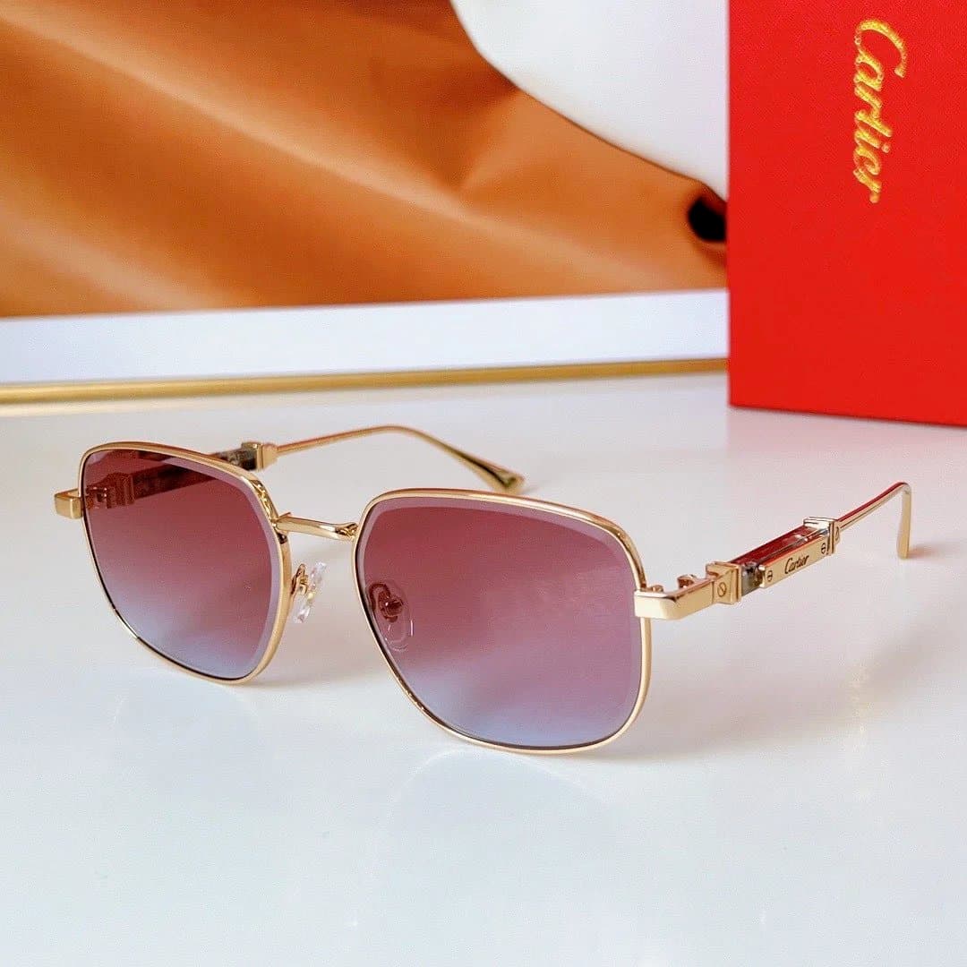 Cartier Juste un Clou Sunglasses Gradient Pink Lens