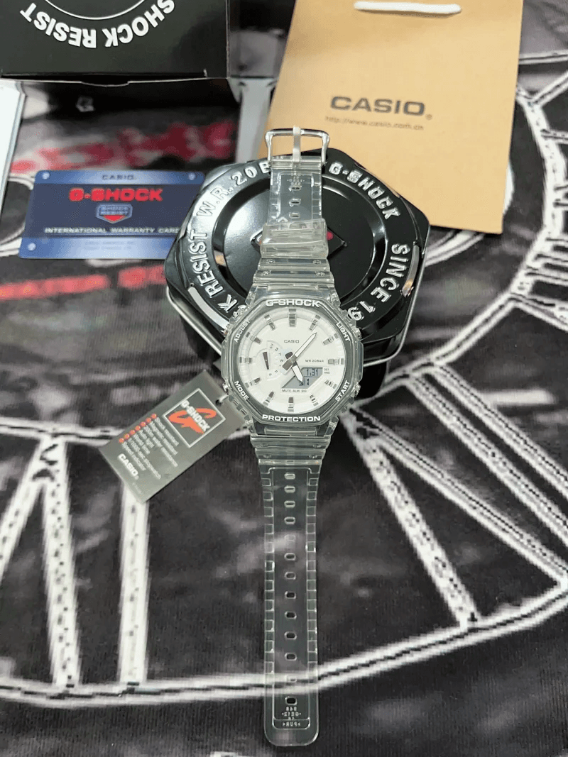 Casio G-Shock DW-5600 Transparent Strap