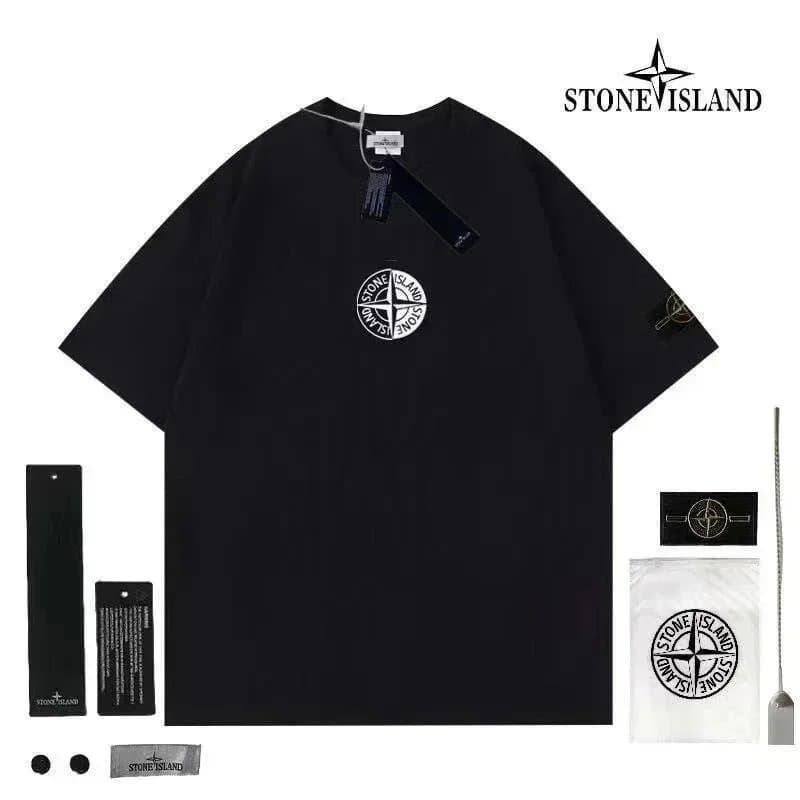 Stone Island Cotton T-Shirt Compass Patch — STD-14