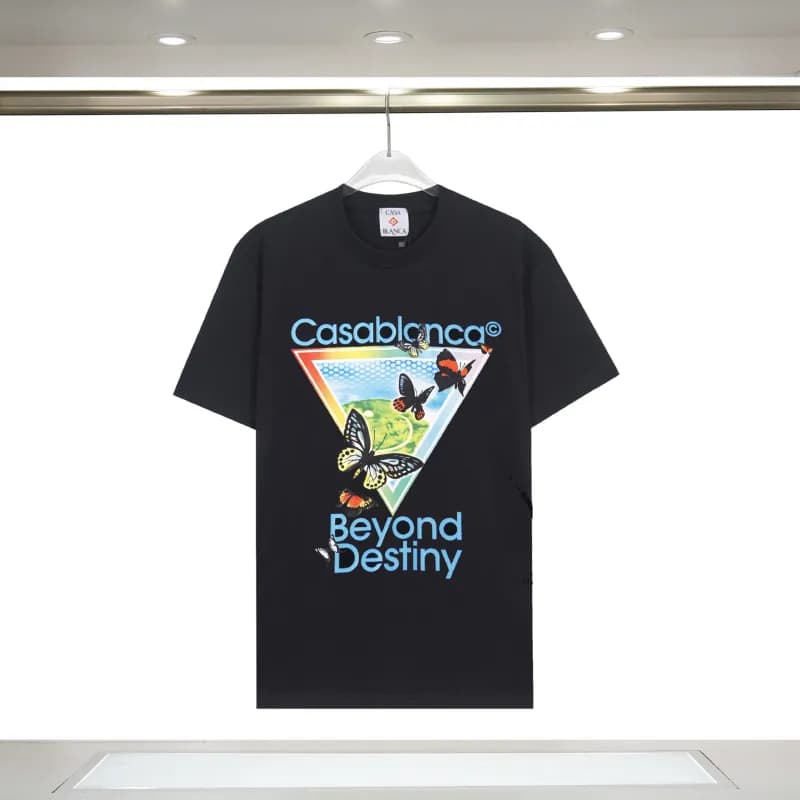 Aimé Leon Dore Casablanca Graphic Tee Casablanca Jet Print — 936 black