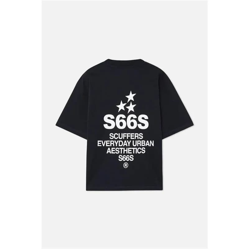 Sacai Graphic T-Shirt Everyday Urban Aesthetics — 21-黑色