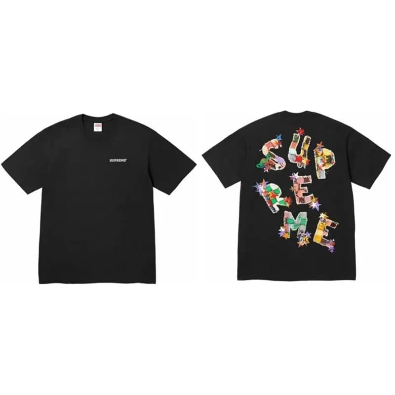 Supreme T-Shirt Patchwork Logo
