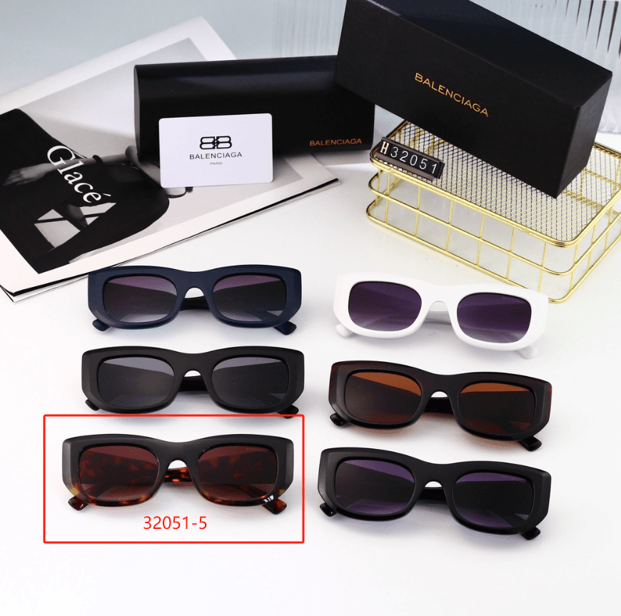 Balenciaga Square Sunglasses Tortoiseshell