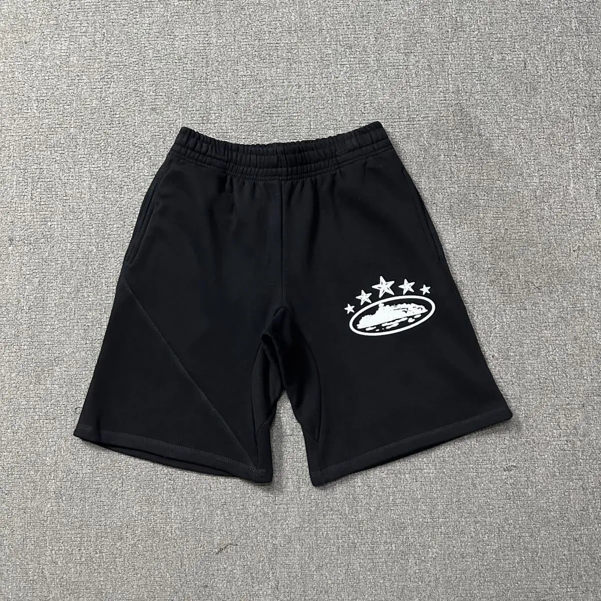 Corteiz Logo Shorts Star Logo — 5919黑色
