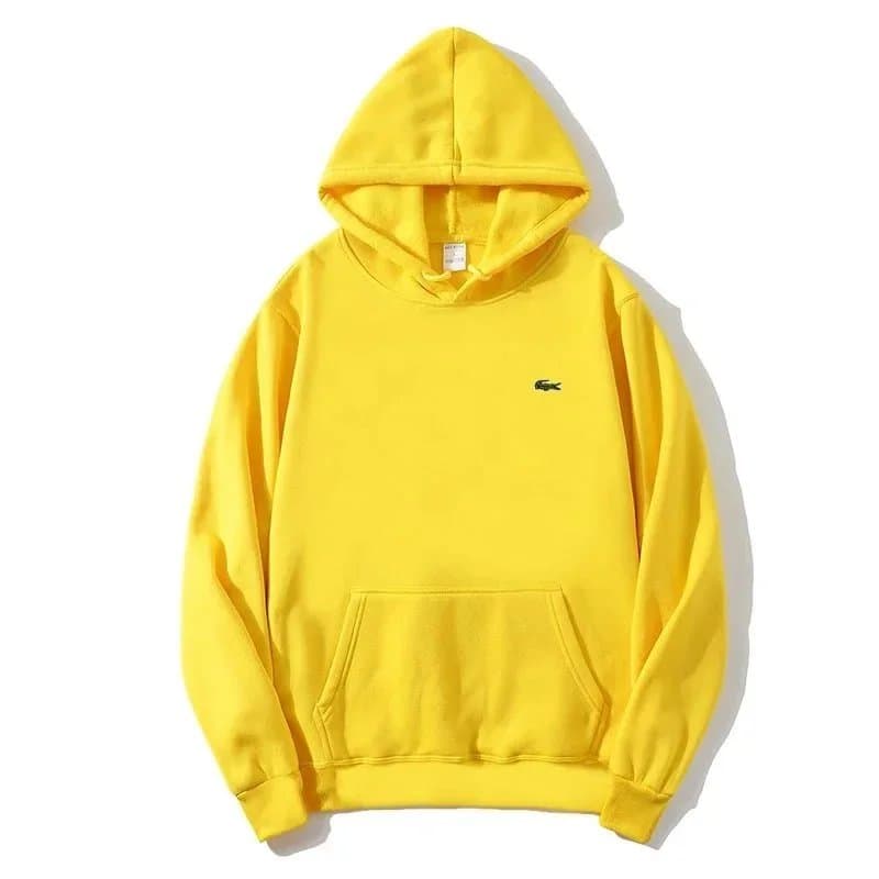 Lacoste Hooded Sweatshirt Solid Purple — EY015