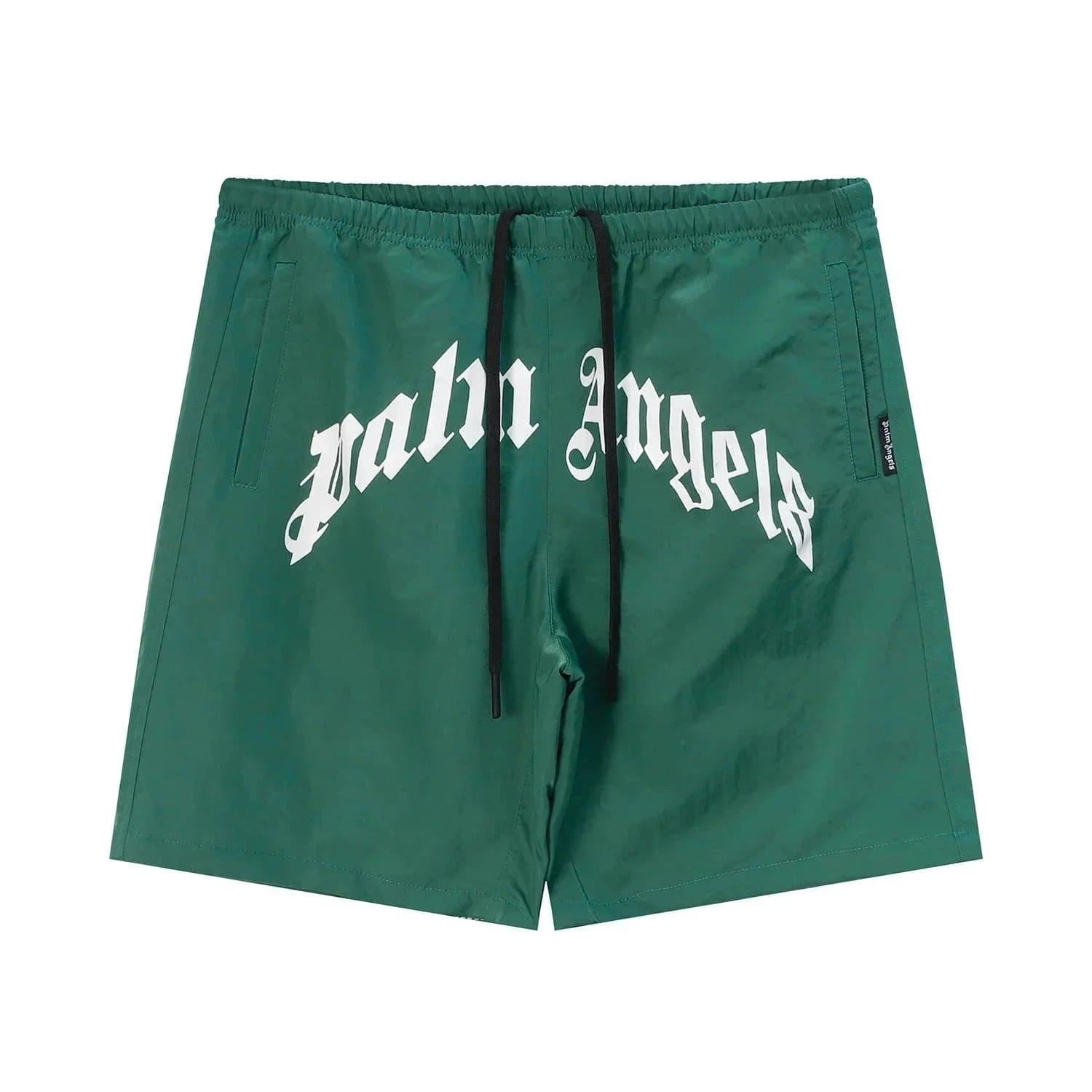 Palm Angels Logo Shorts Gothic Print — BB020118047